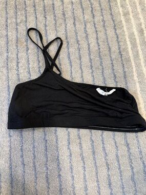 Helmut Lang Black Sports Bra